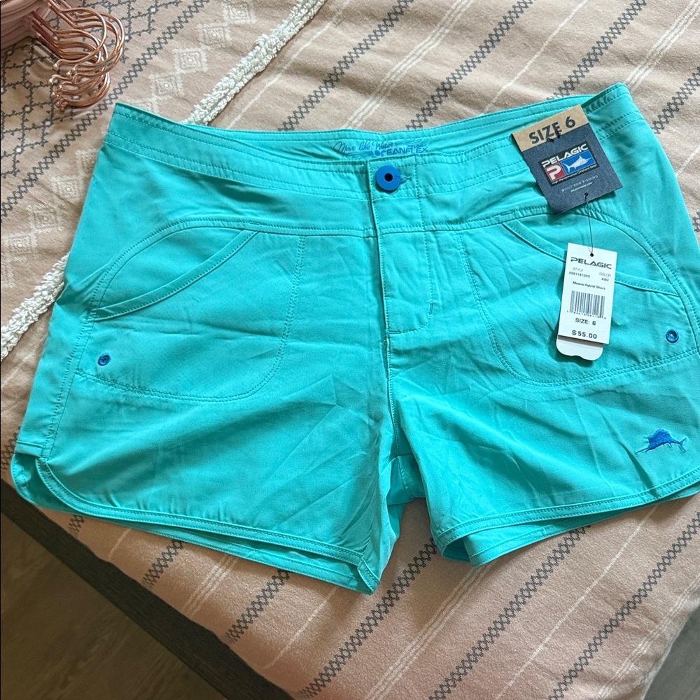 Reel Legends Teal Women's board shorts